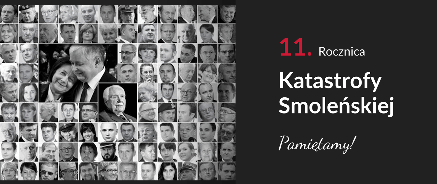 11. rocznica katastrofy smoleńskiej. Polska pamięta