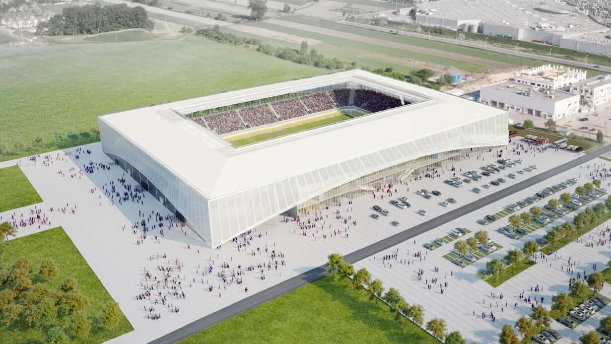 stadion w Opolu - projekt
