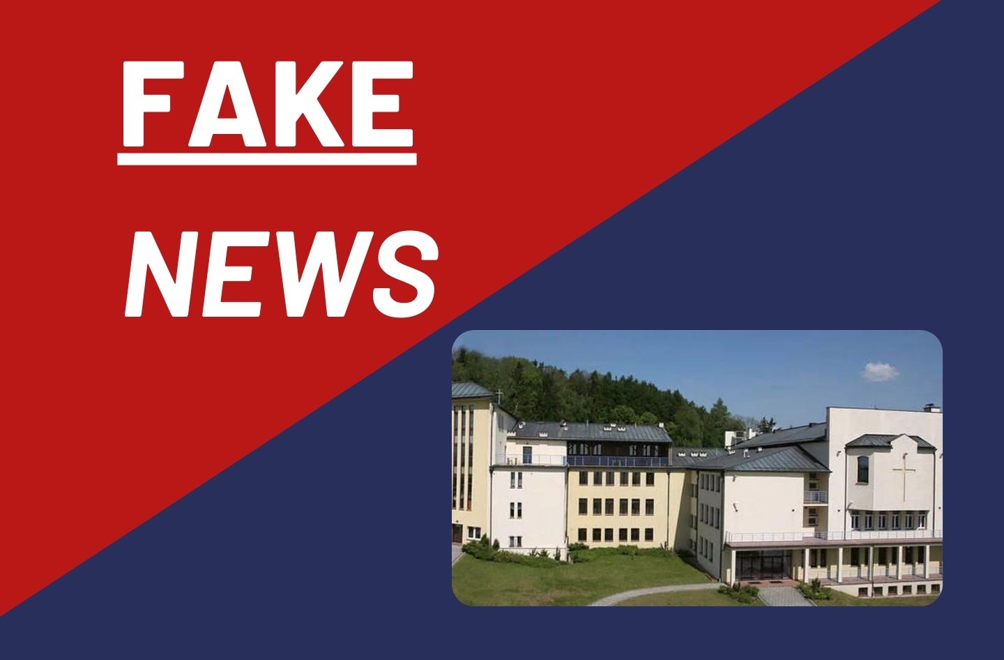 Fake news - Dom Pielgrzyma na Górze Świętej Anny
