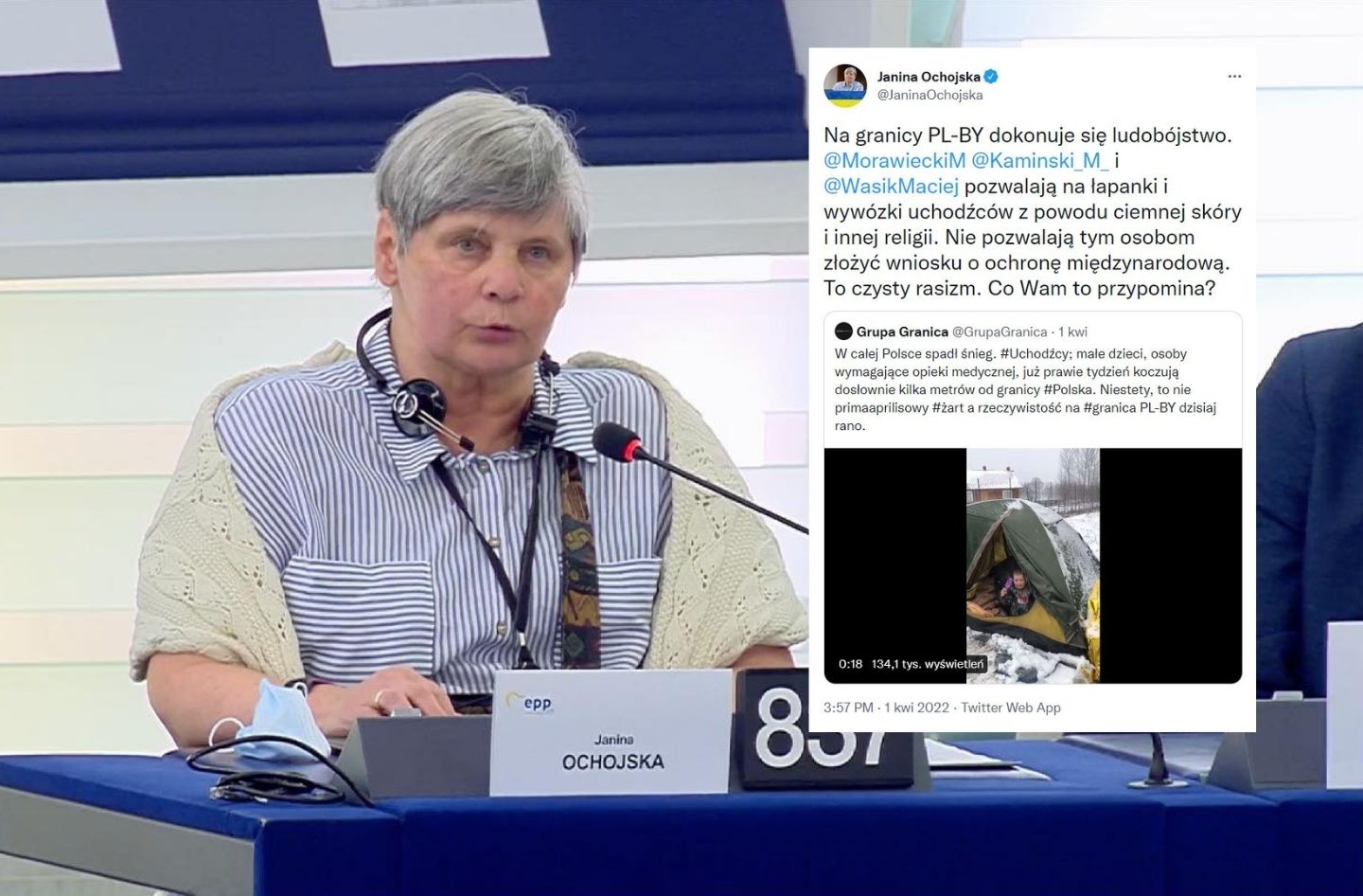 Skandaliczne słowa europoseł Ochojskiej