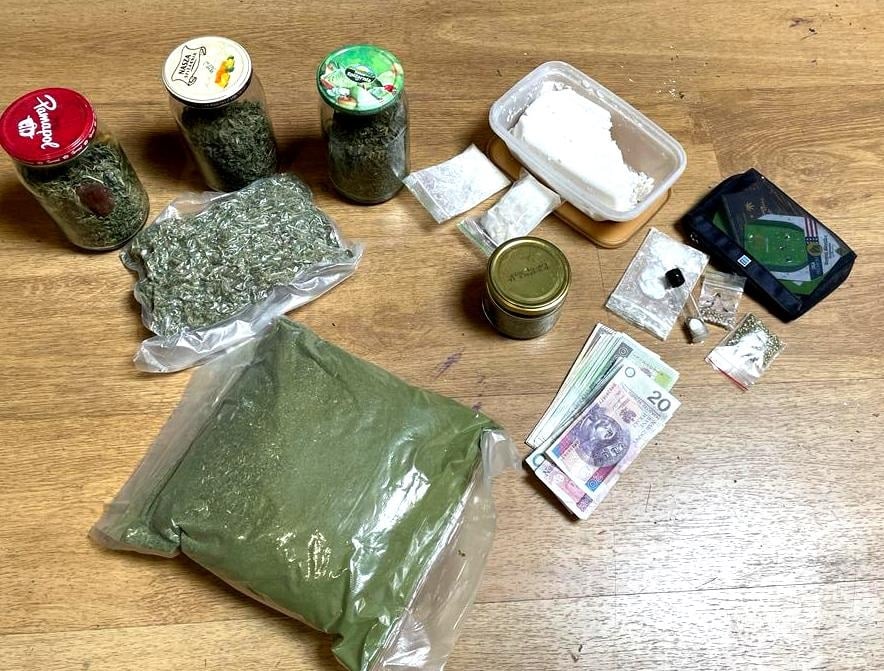 Kluczborscy policjanci zlikwidowali magazyn narkotyków