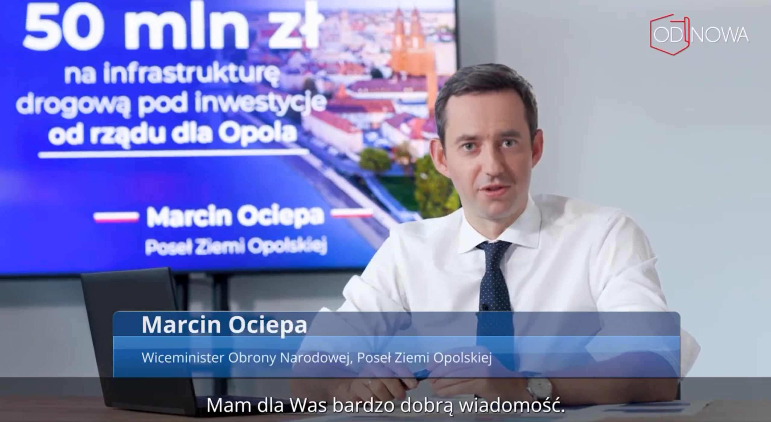 Marcin Ociepa: 50 mln zł na infrastrukturę drogową we Wrzoskach