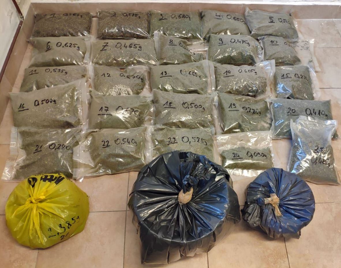 Policjanci zabezpieczyli narkotyki warte milion złotych