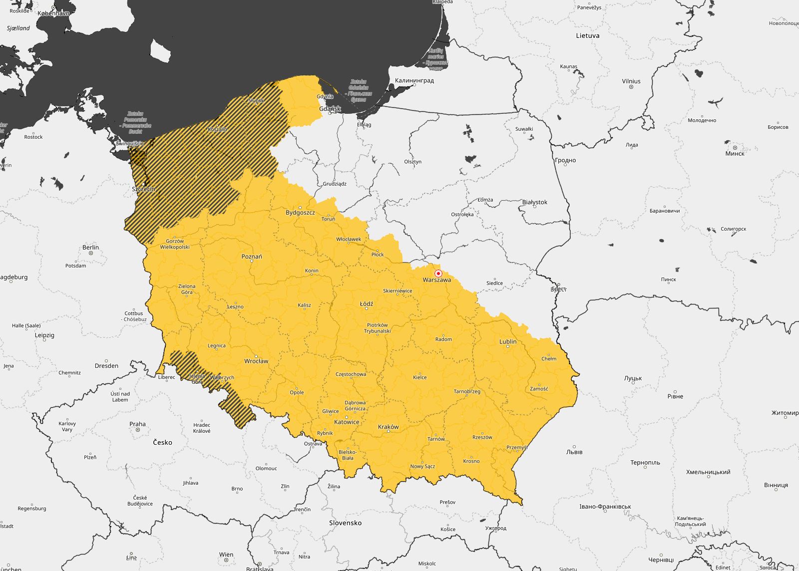 Ostrzeżenie przed silnym wiatrem w województwie opolskim [5.01]