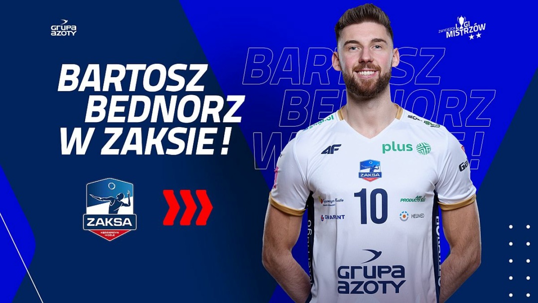 Transferowy hit Grupy Azoty ZAKSA Kędzierzyn-Koźle