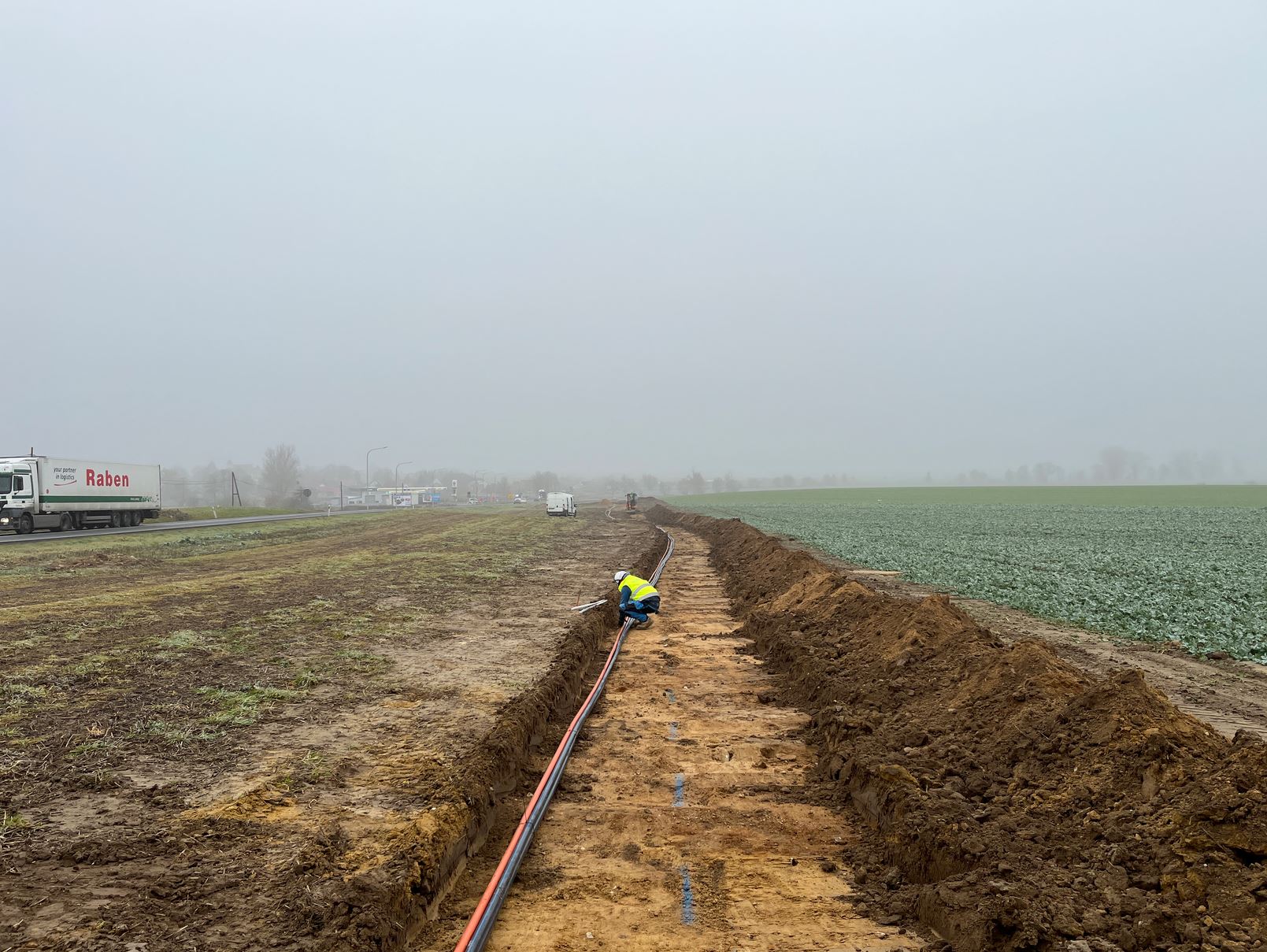 Trwa rozbudowa na DK 46 pomiędzy Nysą i Pakosławicami