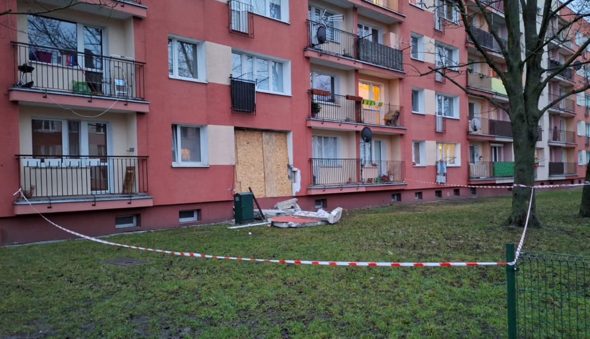 Wybuch gazu w bloku na 1 maja w Opolu