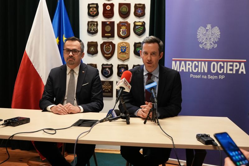 Tak dla CPK w Opolu – konferencja Marcina Ociepy i Marcina Horały