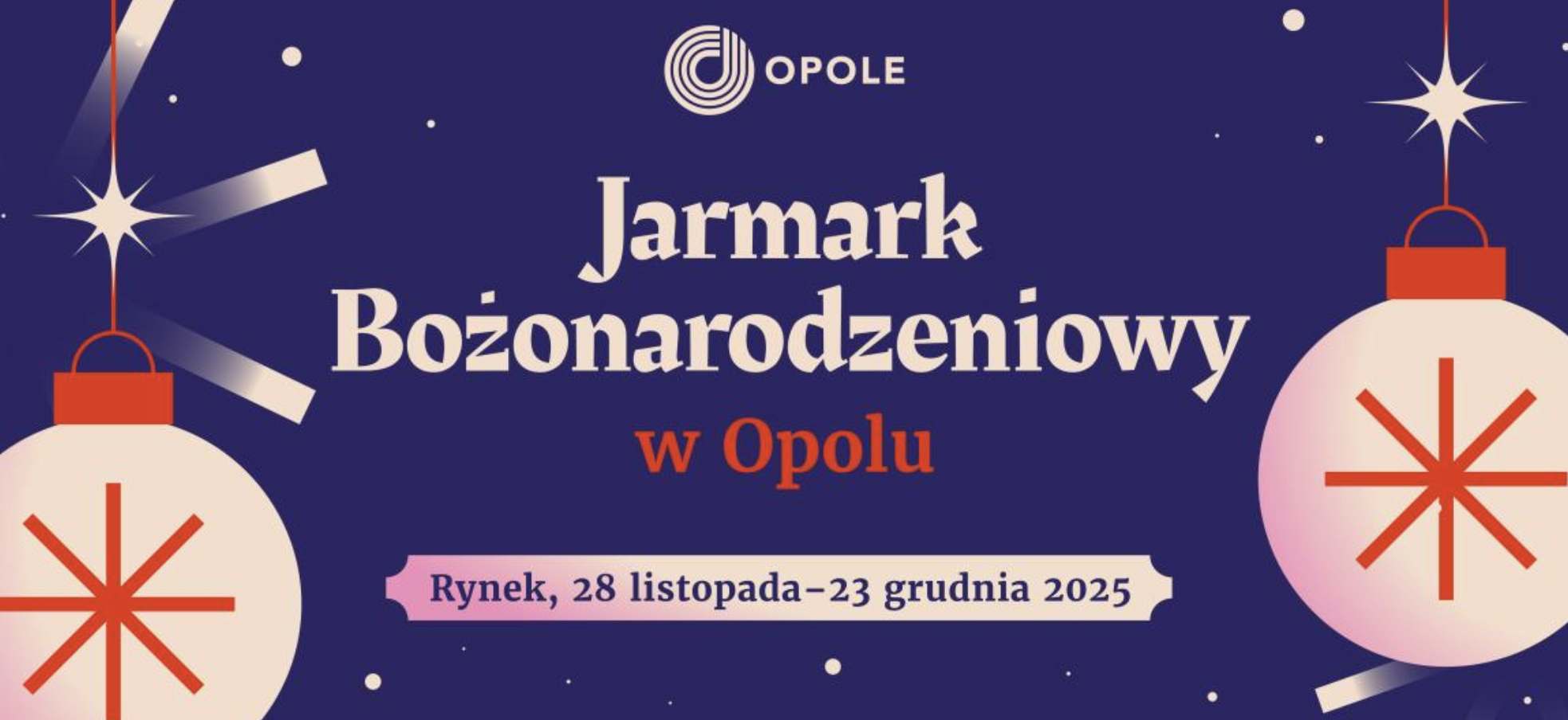 Jarmark Bożonarodzeniowy 2025 w&nbsp;Opolu. Świąteczne atrakcje czekają na&nbsp;mieszkańców i&nbsp;turystów